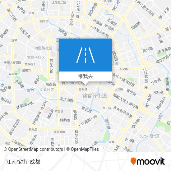 江南馆街地图