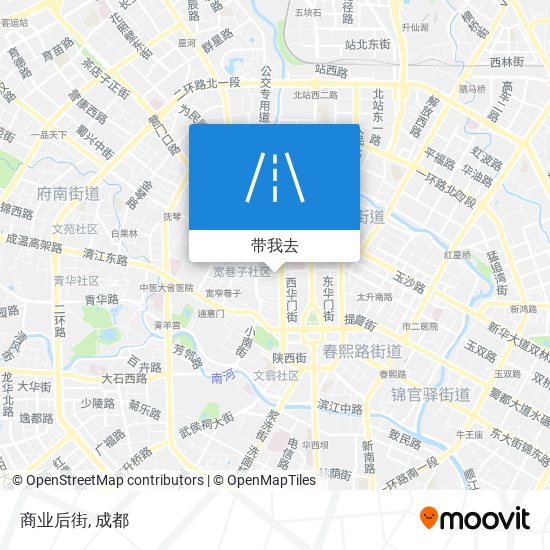 商业后街地图