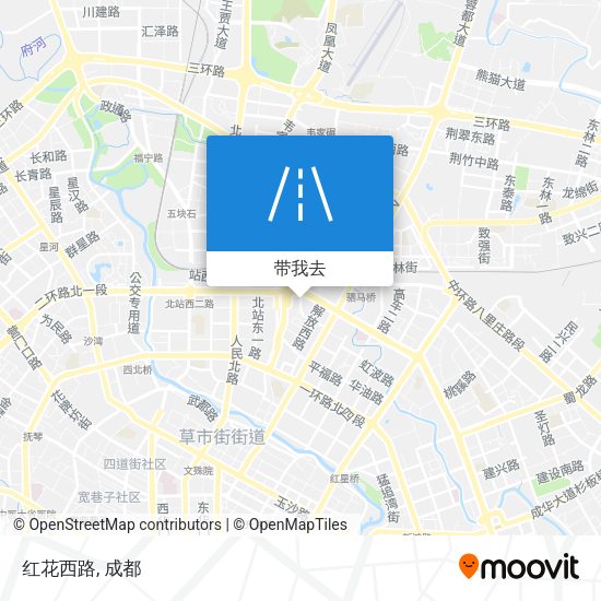 红花西路地图