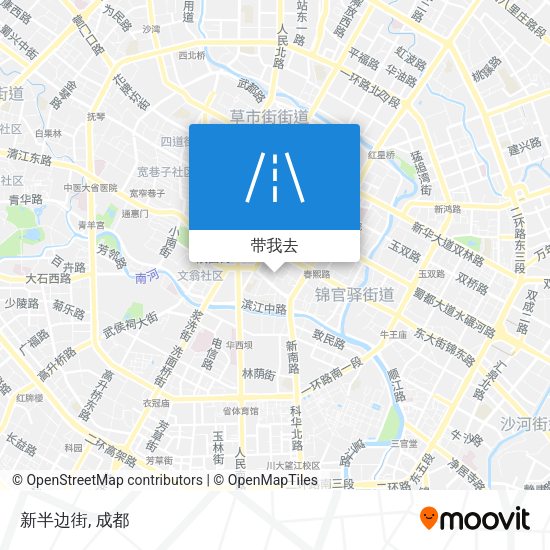 新半边街地图