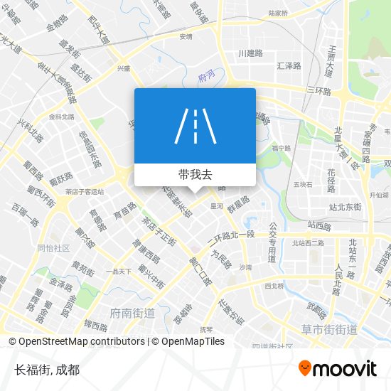 长福街地图