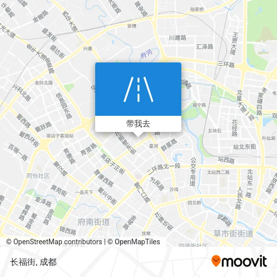 长福街地图