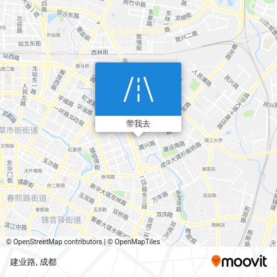 建业路地图
