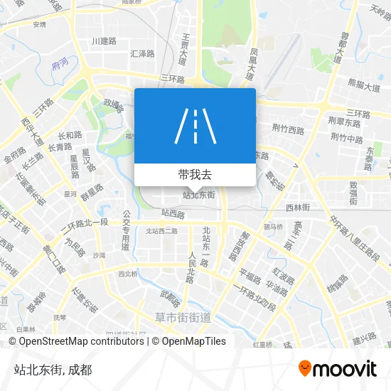站北东街地图