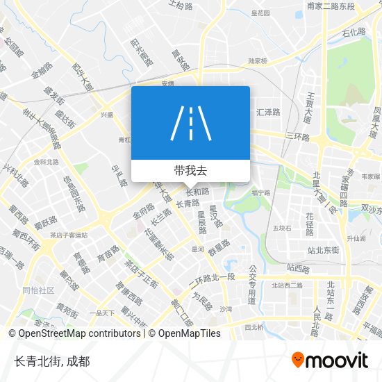 长青北街地图