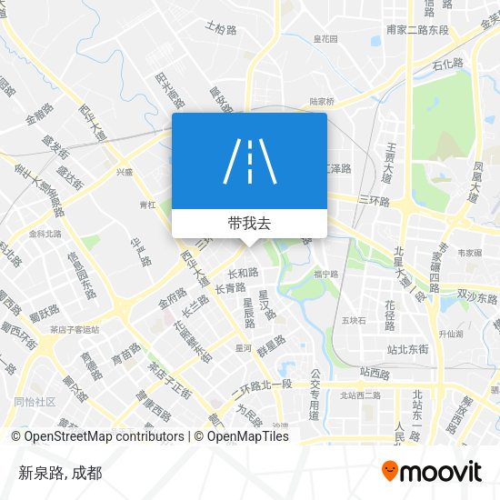 新泉路地图