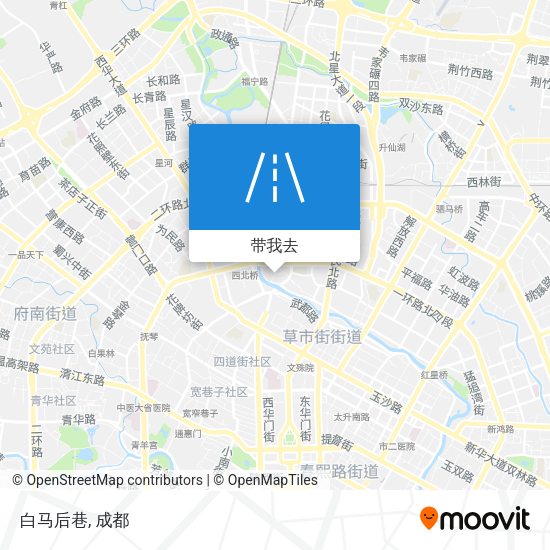 白马后巷地图