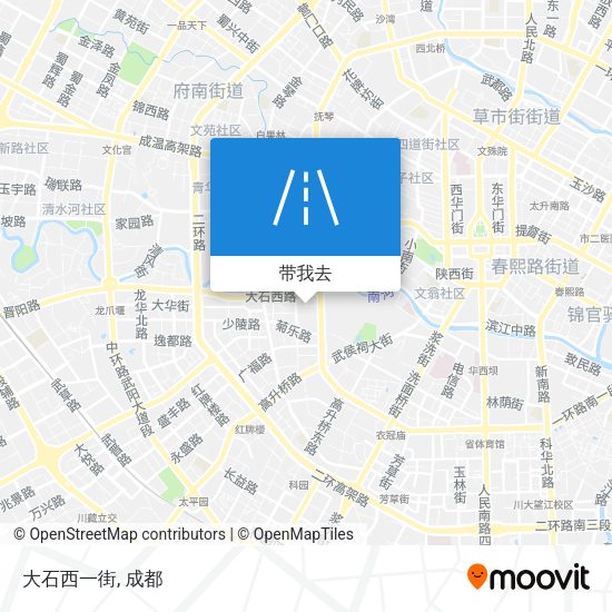 大石西一街地图