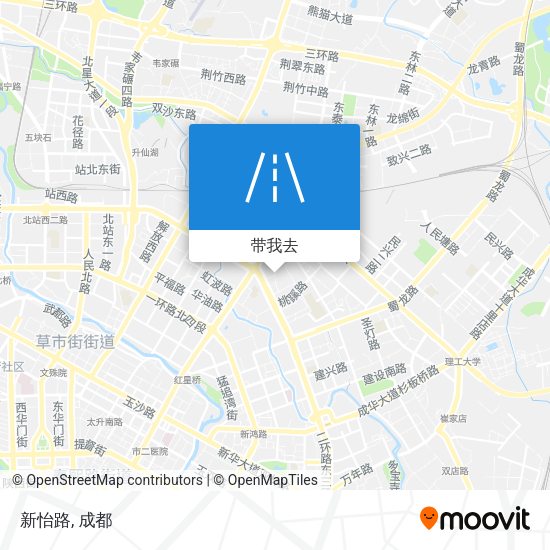 新怡路地图