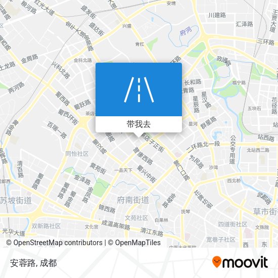 安蓉路地图