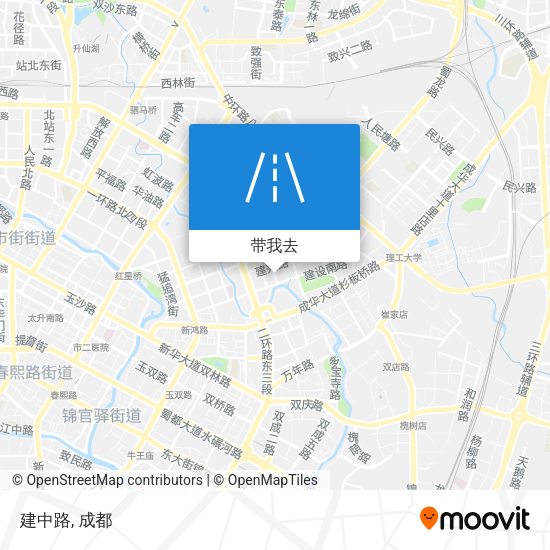 建中路地图