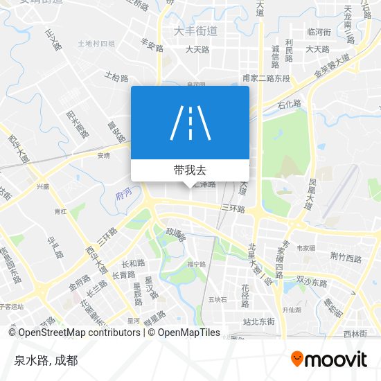 泉水路地图