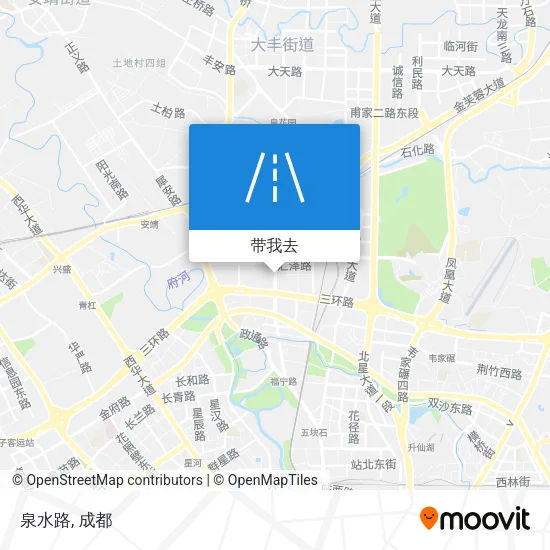 泉水路地图