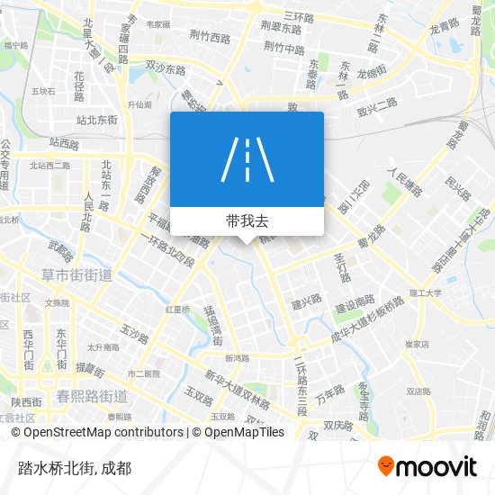 踏水桥北街地图