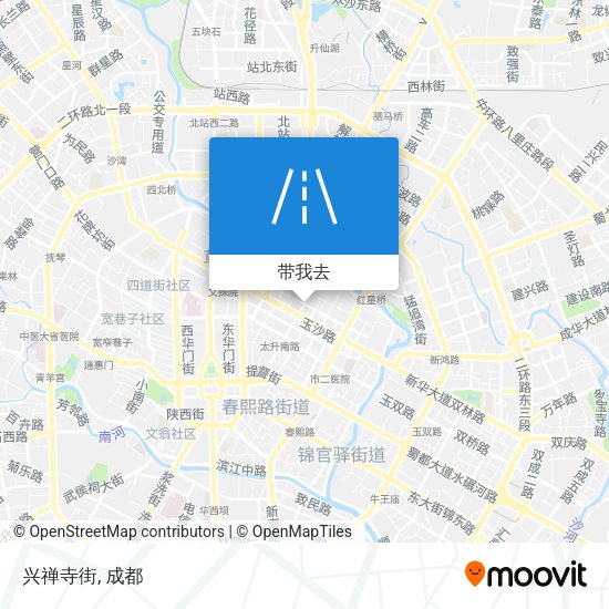 兴禅寺街地图