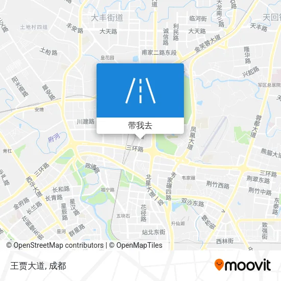 王贾大道地图