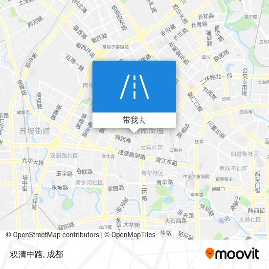 双清中路地图