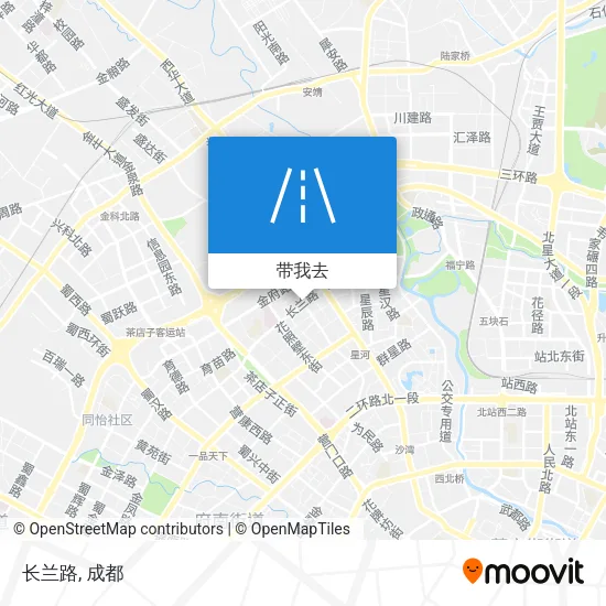 长兰路地图