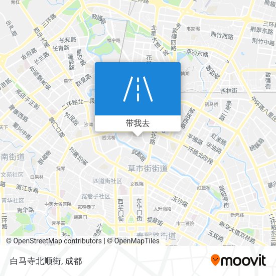 白马寺北顺街地图