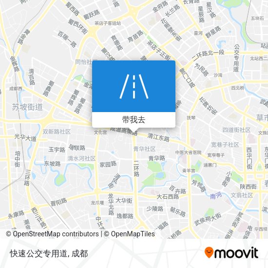 快速公交专用道地图