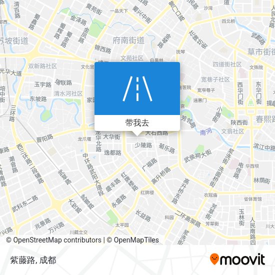 紫藤路地图