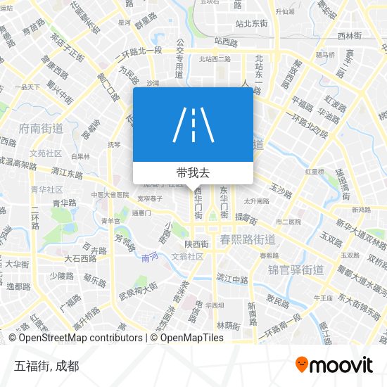 五福街地图