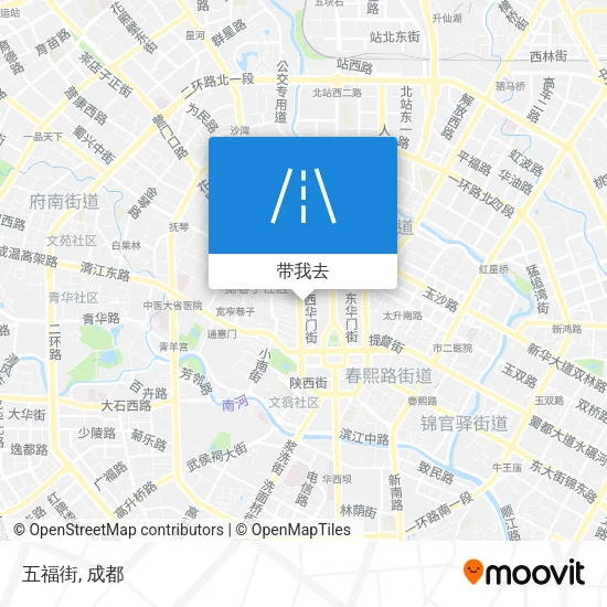 五福街地图