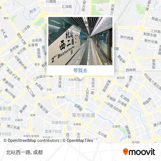 北站西一路地图