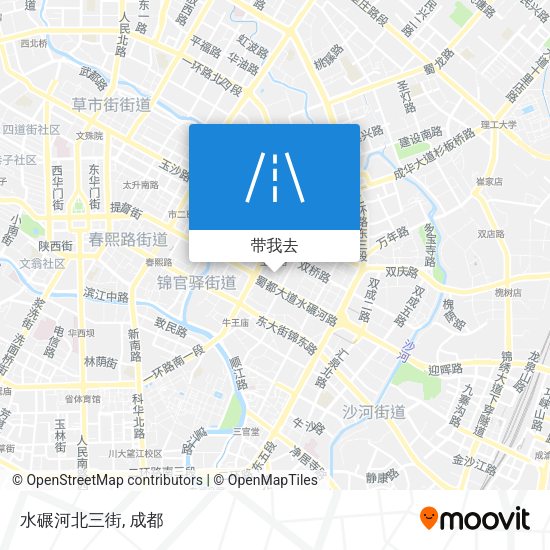 水碾河北三街地图