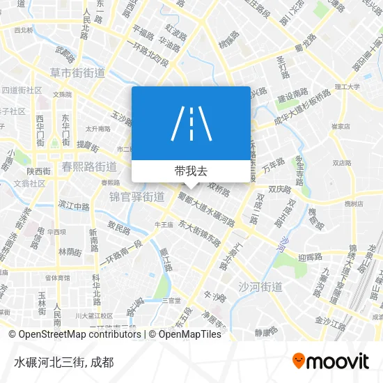 水碾河北三街地图