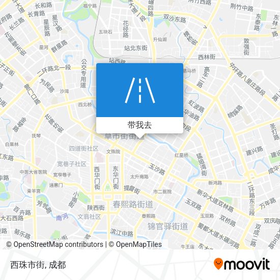西珠市街地图
