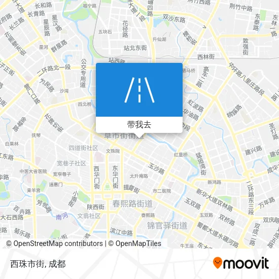 西珠市街地图