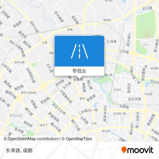 长青路地图