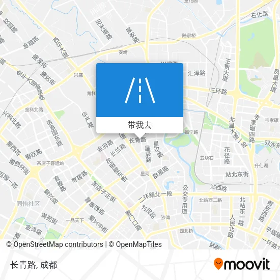 长青路地图