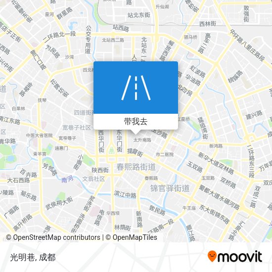 光明巷地图