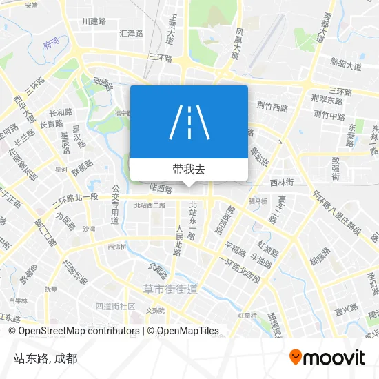 站东路地图