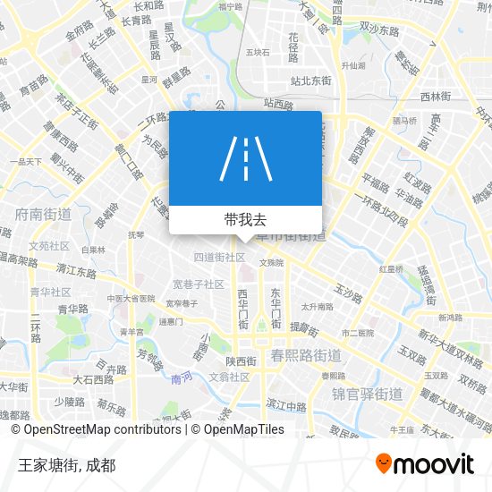 王家塘街地图