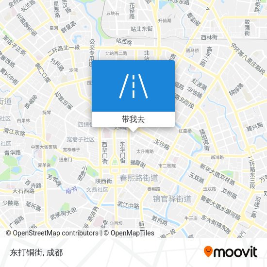 东打铜街地图