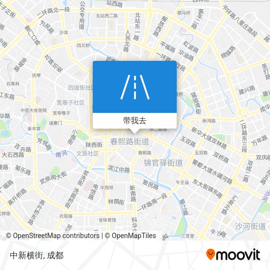 中新横街地图