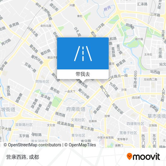 营康西路地图