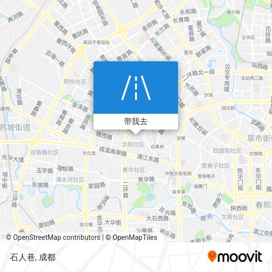 石人巷地图