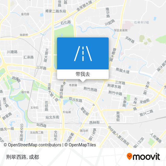 荆翠西路地图