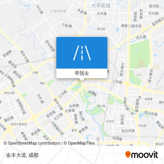 金丰大道地图