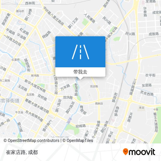 崔家店路地图