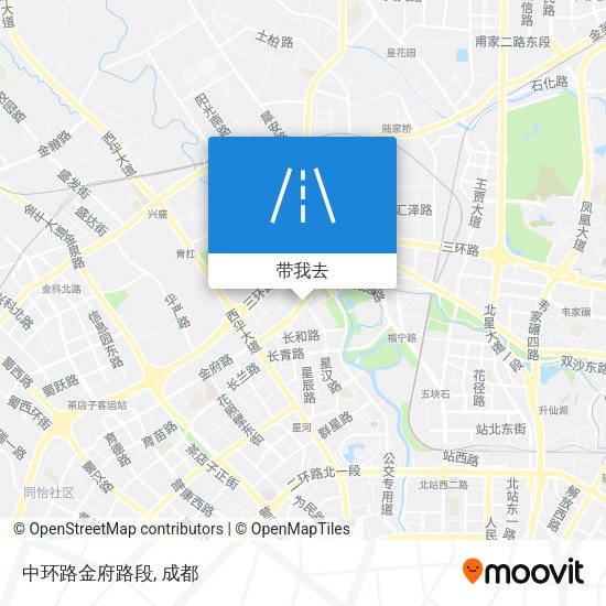 中环路金府路段地图
