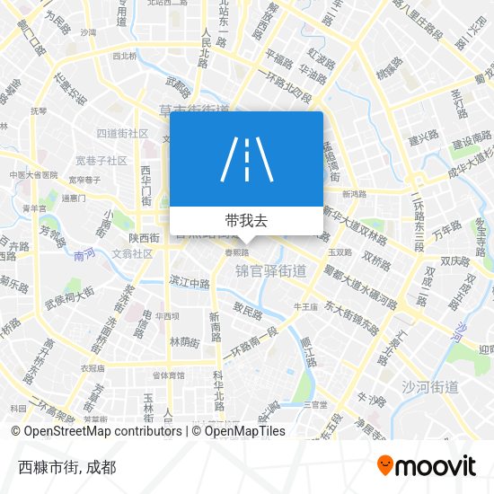西糠市街地图