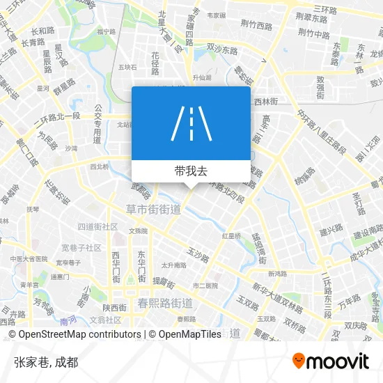 张家巷地图