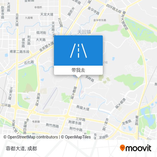 蓉都大道地图