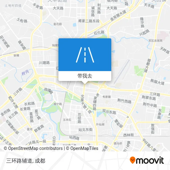 三环路辅道地图