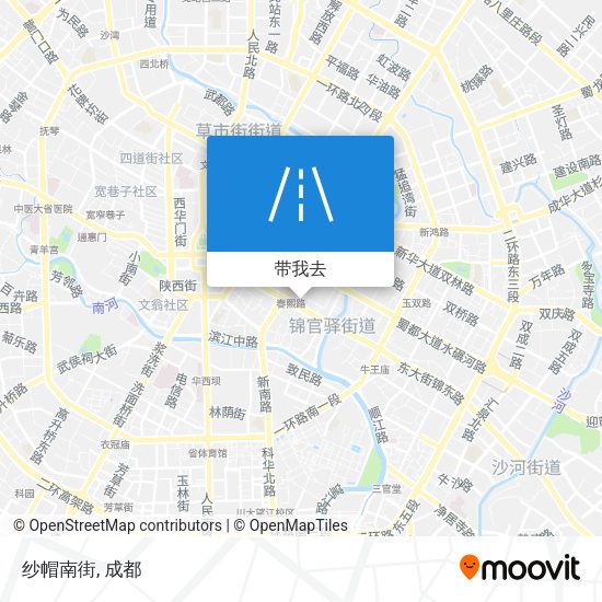 纱帽南街地图